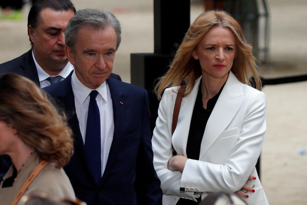 Bernard Arnault, Delphine Arnault, and Michael Burke Visit China