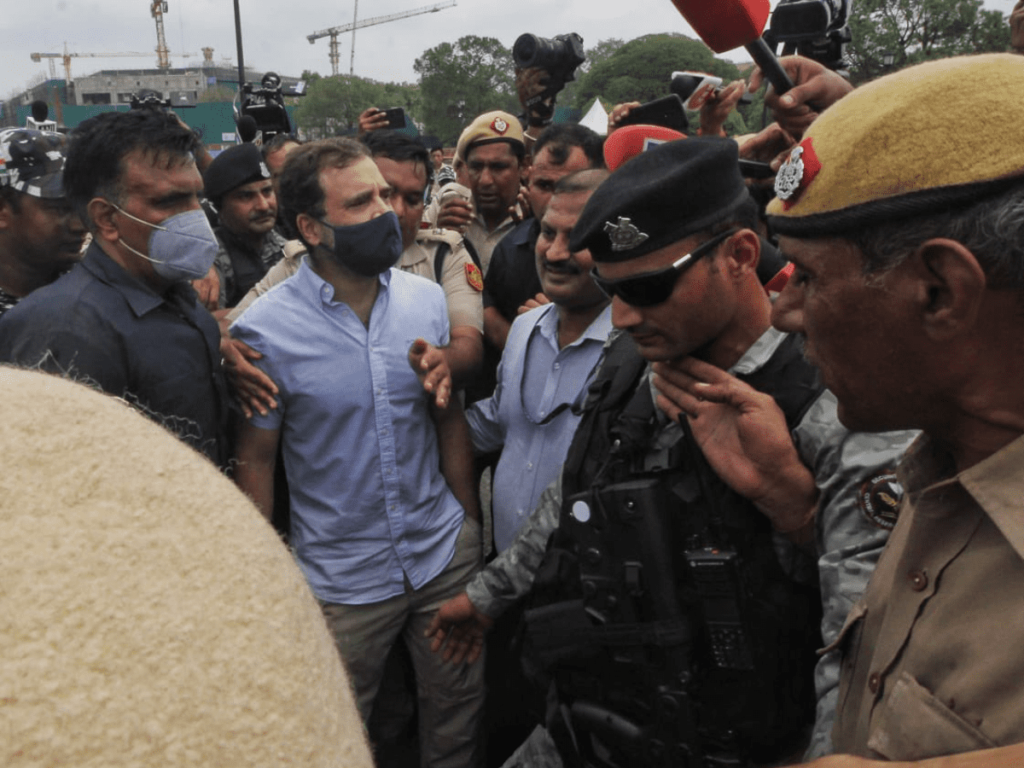 Rahul Gandhi Accuses Police