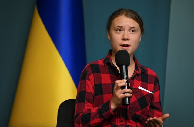 Greta Thunberg Response to Dam Collapse in Ukraine