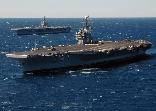 US aircraft carrier