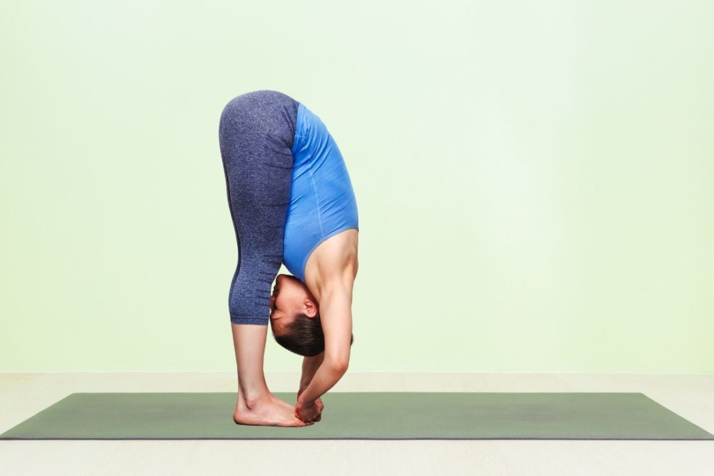 Big Toe Pose, yoga for headaches