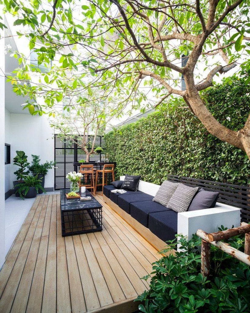 modern roof garden design, terraced backyard ideas